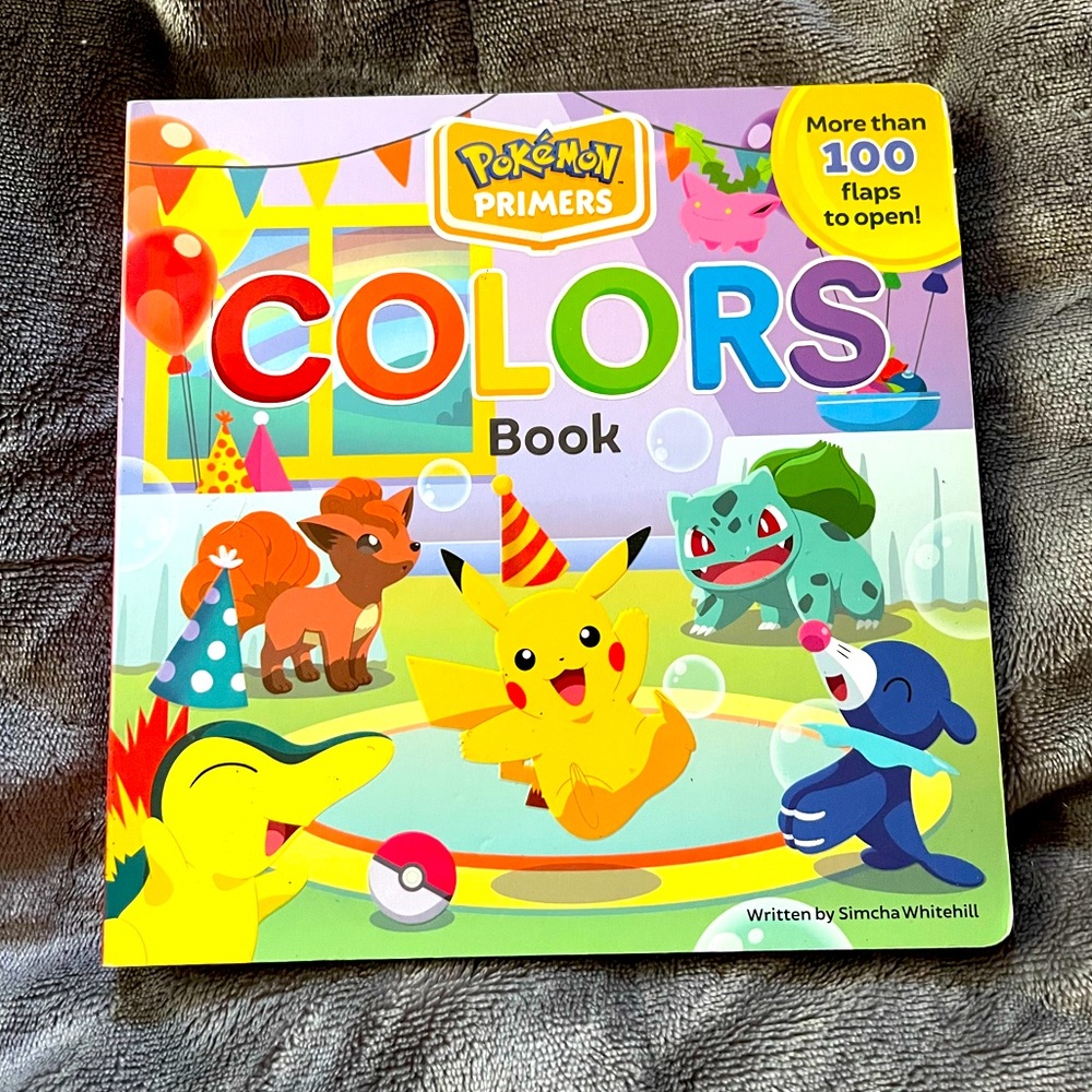 Pokémon primary colors books.